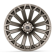 GTW 16x7 Phantom Golf Cart Wheel Matte Bronze view 2 - Fits Club Car EZGO Yamaha