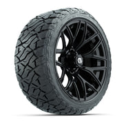 GTW® Monaco Gloss Black 16" Wheels with 225/40-R16 Maverick All Terrain Tires - Full Set