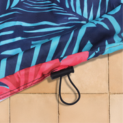 Hibiscus Golf Cart Cover full coverage view