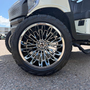 GTW Viper 15in Golf Cart Wheel Gloss Black view 10 - Fits Club Car EZGO Yamaha