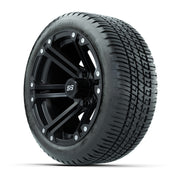 Golf Cart 12in Alloy Wheel and AT Tire Set of 4 view 3 - Fits Club Car EZGO Yamaha
