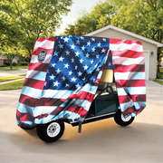 Star Spangled Banner Golf Cart Cover side view