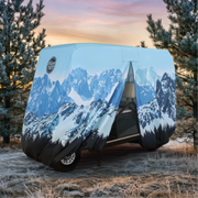 Alpine Avalanche Golf Cart Cover side view