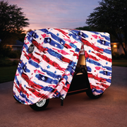 Stars & Stripes Golf Cart Cover side view