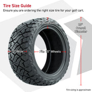 GTW Reaper Gloss Black 15" Deep Dish Wheels with 23X10-R15 Maverick Steel Belted Radial All-Terrain Tires - Full Set