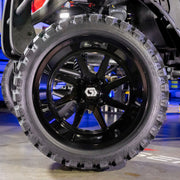 GTW Reaper 15in Golf Cart Wheel Gloss Black view 8 - Fits Club Car EZGO Yamaha