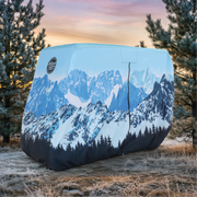 Alpine Avalanche Golf Cart Cover installed on cart