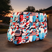 Liberty Golf Cart Cover installed on cart