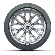 GTW® Monaco Chrome 16" Wheels with 225/40-R16 Mamba Street Tires - Full Set