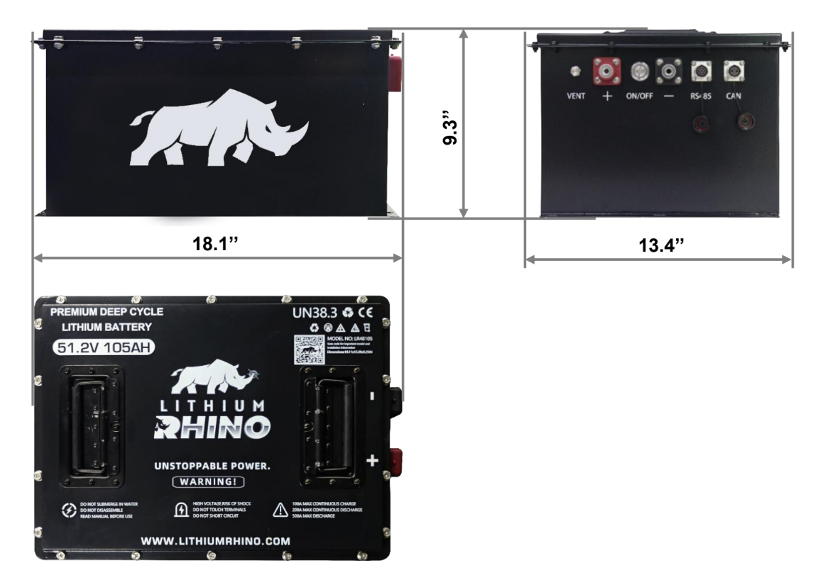 Lithium Rhino 48V 105Ah Conversion Kit