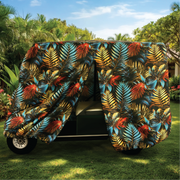 Electric Canopy Golf Cart Cover back view