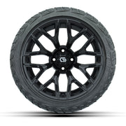 GTW® Monaco Gloss Black 16" Wheels with 225/40-R16 Maverick All Terrain Tires - Full Set