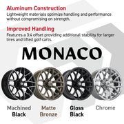 GTW 16x7 Monaco Golf Cart Wheel Matte Bronze view 4 - Fits Club Car EZGO Yamaha