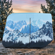 Alpine Avalanche Golf Cart Cover folded for storage