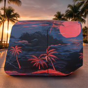 Twilight Bay Golf Cart Cover side view