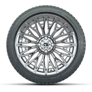 GTW® Blur Chrome 16" Wheels with 225/40-R16 Mamba Street Tires - Full Set