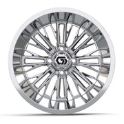 GTW Viper 15in Golf Cart Wheel Chrome view 2 - Fits Club Car EZGO Yamaha