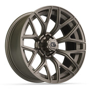 GTW 16x7 Monaco Golf Cart Wheel Matte Bronze - Fits Club Car EZGO Yamaha