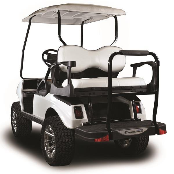 Club Car DS MadJax Genesis 300 Rear Seat - Deluxe White