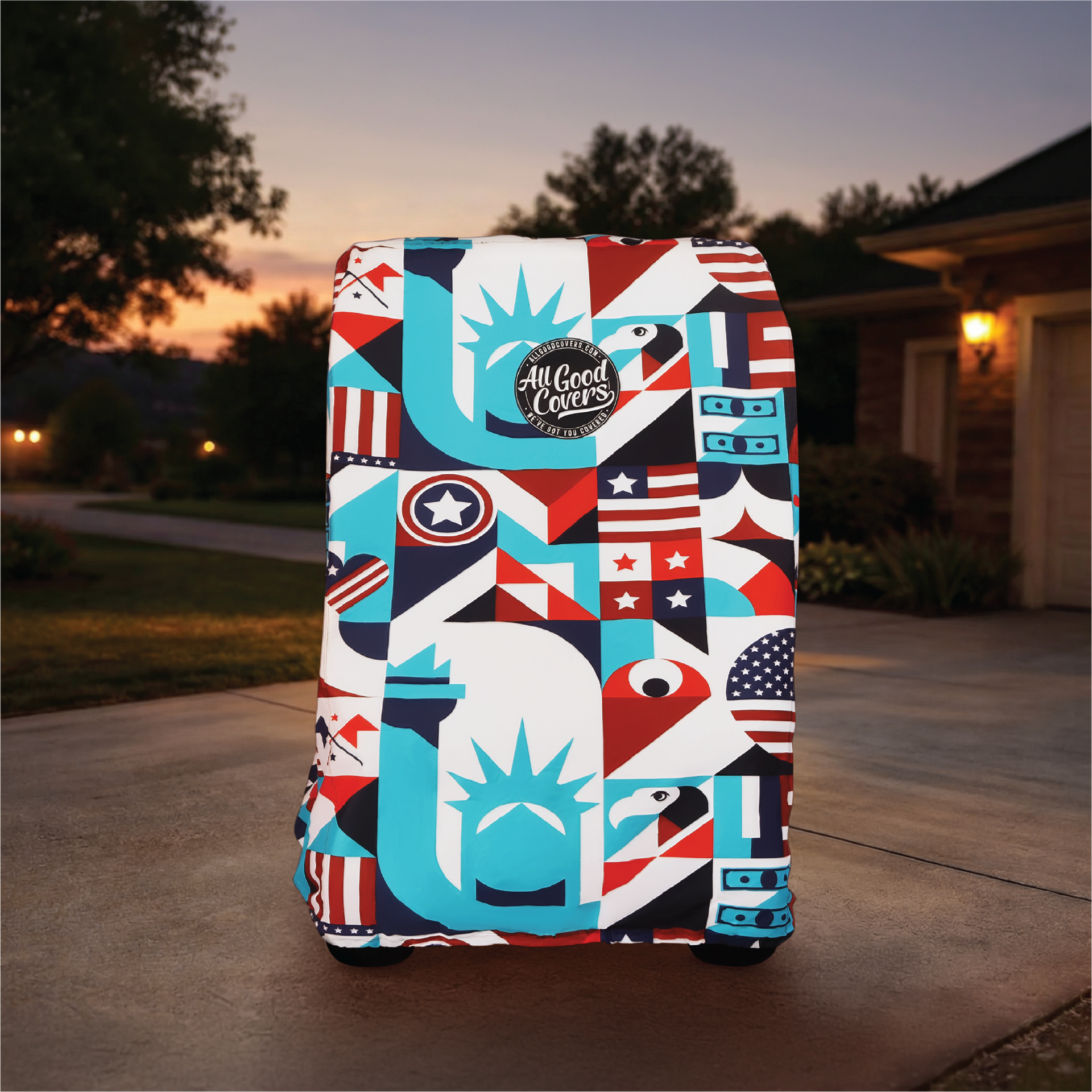 Liberty Golf Cart Cover zipper detail