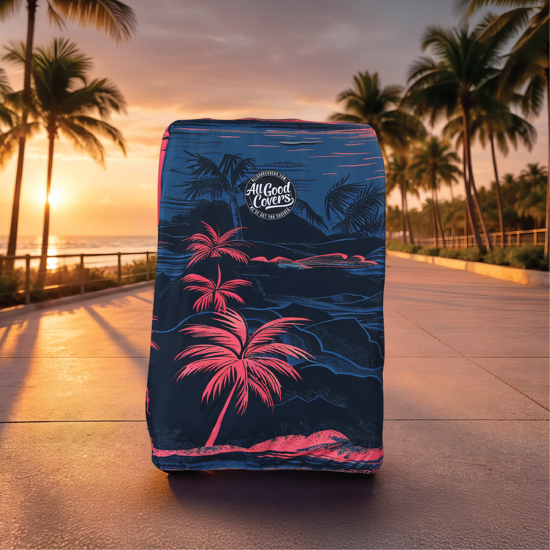 Twilight Bay Golf Cart Cover zipper detail