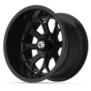 GTW Assault 15in Golf Cart Wheel Gloss Black view 3