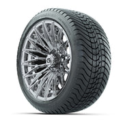 GTW® Blur Chrome 16" Wheels with 225/40-R16 Mamba Street Tires - Full Set