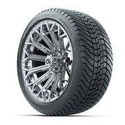 GTW® Phantom Chrome 16" Wheels with 225/40-R16 Mamba Street Tires - Full Set