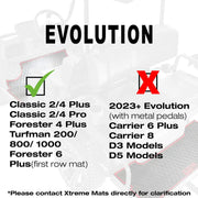 Xtreme Floor Mats for Evolution Classic / Plus - Black/Sky Blue