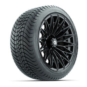 GTW® Blur Gloss Black 16" Wheels with 225/40-R16 Mamba Street Tires - Full Set