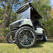 GTW Viper 15in Golf Cart Wheel Chrome view 8 - Fits Club Car EZGO Yamaha
