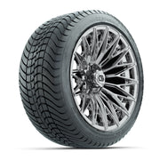 GTW® Blur Chrome 16" Wheels with 225/40-R16 Mamba Street Tires - Full Set